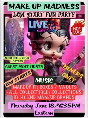 MAKEUP MADNESS LIVE PARTY/BOXED SETS COLLECTIONS/PR VAULTS/MUSIK/BUYERS GIVEY